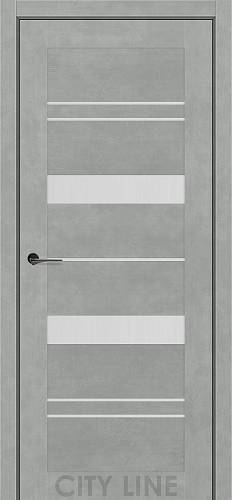 VALENTA City Line Express (900 х 2000, Бетон Чикаго, Сатин білий)