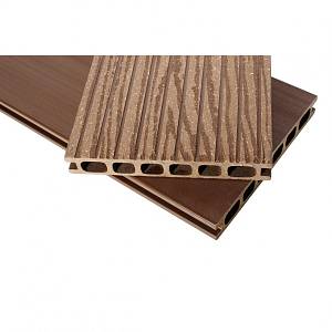 Террасная доска Holzdorf Impress шовная каштан (24*162*2400мм)