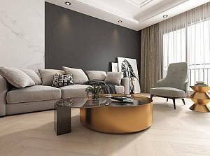 Кварцвінілова підлога (SPC) Apro Wood Slate Oak WD-204-HB с подложкой 31кл/4+1мм микрофаска(750*150=0,1125м2)16шт/уп