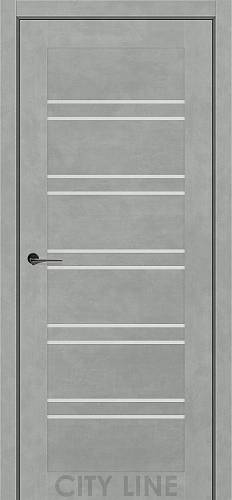 TERENZA City Line Express (900 х 2000, Бетон Чикаго, Сатин білий)