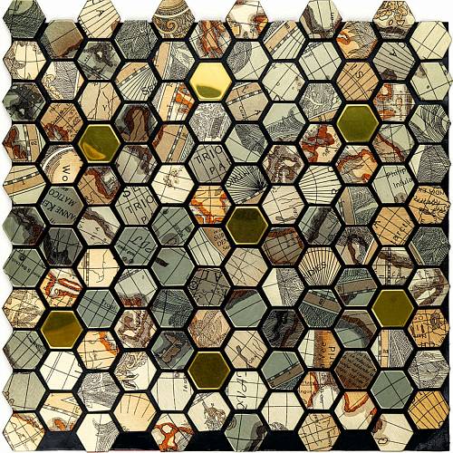 Самоклеющаяся алюминиевая плитка 300х300х3мм SW-00001934 (D)