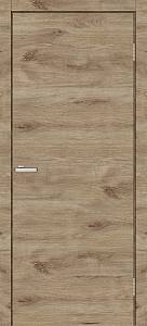 Дверной блок ОМиС  дуб Леон(NL) 850х2040мм ( глухое), к-б Д40 с упл. МДФ п/д, 2H(2BB)+85EN левое(L