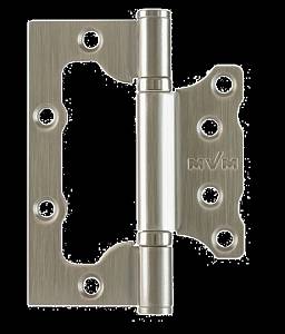 Петли MVM неврезная матовый никель (бабочка)  HВ 100  (100х75х2.5мм) универсальная