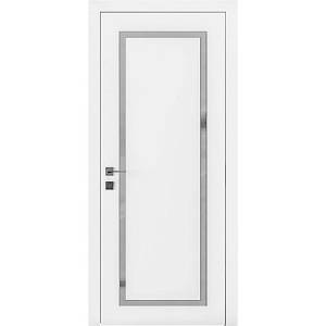 Дверь Родос Porto 2 RAL 7042 (800*2000) окрашенная, стекло двухсторонний сатин