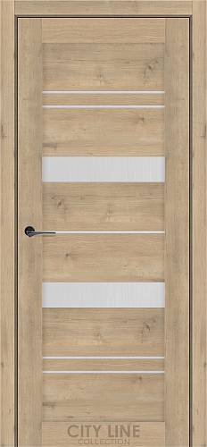 Дверне полотно DELTA City Line (800 х 2000, Дуб Монако, Сатин білий)