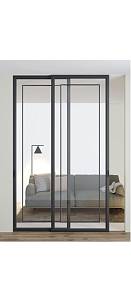 Двері  Dooris Glass Sliding DGS 4 розсувні перегородки скло (подвійні)