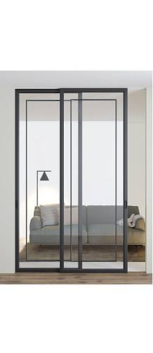 Двері  Dooris Glass Sliding DGS 4 розсувні перегородки скло (подвійні)