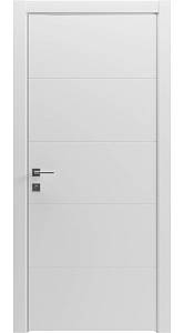 Дверь Гранд Paint-2 белая матовая (600*2000) окрашенная глухая с фрезеровкой