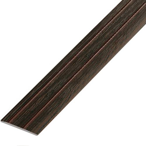 П-8-18 Поріг Оміс (50мм) стикувальний рифлений венге (2700мм)