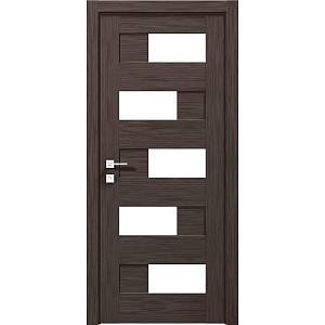 Дверь Rodos  Verona полустекло (0,80х2,00) венге шоколадный