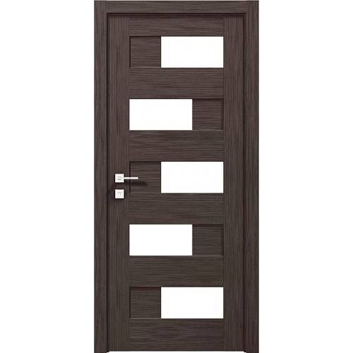 Двері Родос Верона півскло (0,80х2,00) венге шоколад