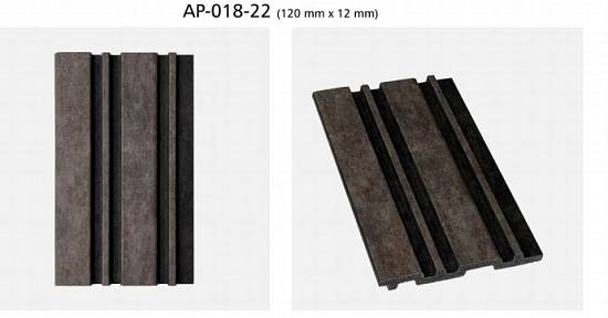 Стінова панель дюрополімерна Грант Деко АР-018-22 (120мм*21мм) 2,9м