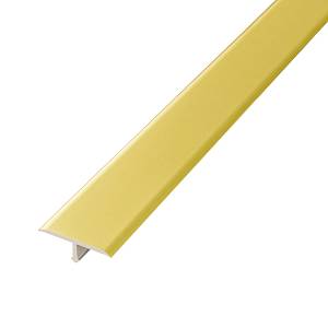 718-03 Порог Омис (18мм) Т-образный гладкий золото (2500мм)