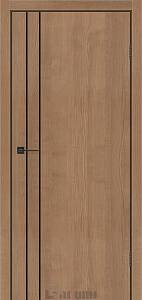 Дверне полотно Darumi  PLATO LINE PTL-05,\PTL-06  800 х 2000, Горіх кендал\Грей Рівер, Алюміній+чорний тор ВЗІРЕЦЬ