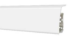 Плинтус  ПВХ ТМ Floor decor FD75  (75*2500*26мм) 700/ белый