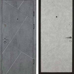 Двері вхідні Artiz Тип 9 Модель 171 Бетон графіт/Бетон сірий 840мм*2040 праві МДФ/МДФ