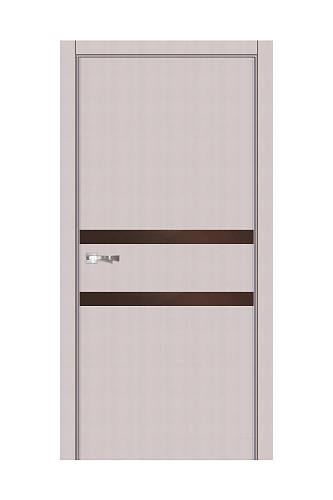 Двері міжкімнатні модель CL23 (800*2000) ПВХ+вставка скла