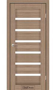 Дверне полотно FLORIDA StilDoors Ольха классическая (800*2000) ПВХ, стекло сатин