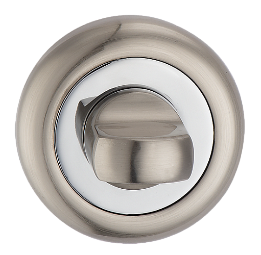 Накладка MVM на замок под WC T8 SN/CP матовый никель/полирован. хром (цинковый сплав)