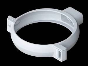 Водосточная система Альта Профиль хомут трубы белый ПВХ (д.95мм) (100шт/уп)