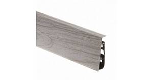 Плінтус ПВХ Hi Line Prestige Cezar Матовый №78 Дуб Сірий Світлий (74*22*2500)