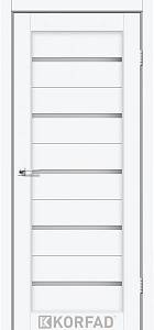 Двери Korfad Porto РR-02 белый перламутр 0,80х2 стекло сатин белый