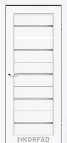 Двери Korfad Porto РR-02 белый перламутр 0,80х2 стекло сатин белый