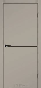 Дверне полотно TOLEDO 800 х 2000, RAL 7047 Світло Сірий