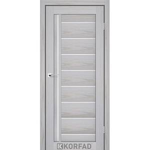 Двери Korfad Florence FL-06 РР серая мадрина 800*2000 сатин белый