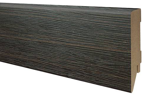 Плінтус ОМиС МДФ 100 * 19 * 2400 прямій на кляймер венге (4 шт-уп)