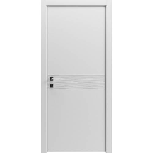 Дверное полотно Wave G глухое (800 х 2000) (вставка 3D+ RAL)