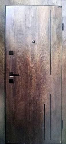 Двері вхідні Портала серія Moдерн Бостон спил коньячный 950*2040 права