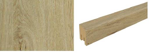 Панно из декоративных реек  ТМ Flloor Decor (40х16х2750мм) дуб галицкий (кмпл 6шт)