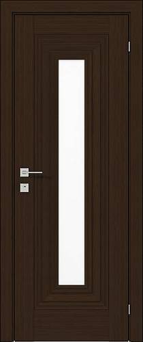 Дверь Rodos Franceska со стеклом 0,80х2 орех борнео