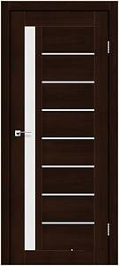 Дверне полотно LONDON StilDoors Каштан (800*2000) ПВХ, стекло сатин