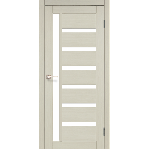 Дверь Korfad Deluxe Valentino VL-01дуб беленый 0,80х2 стекло сатин