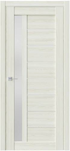 Двері міжкімнатні FDC (QD) модель RE37 800х2000 скло сатин, клен крем