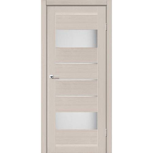 Дверь межкомнатная Leador Arona дуб латте (800*2000) sincrolam, стекло сатин бронза
