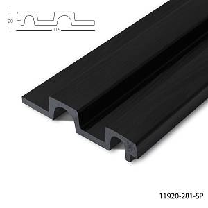 Панель стеновая полимерная Клевер  11920- 281-SP (119*21*2900мм) (12шт/уп)