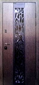 Двері вхідні Портала Тріо Термо Полімер G-7 Полімер Дуб темний/ горіх натуральний 950*2040 права