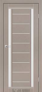 Дверь межкомнатная Darumi Madrid Серый краст (800*2000) стекло сатин белый
