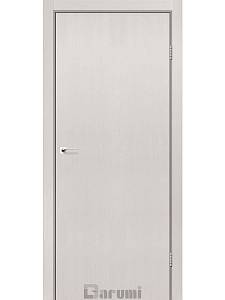 Дверь межкомнатная Darumi Plato Бетон светлый (800*2000) глухое+черный торец