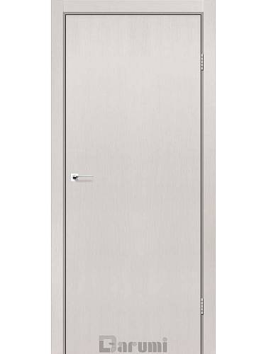 Дверь межкомнатная Darumi Plato Бетон светлый (800*2000) глухое+черный торец
