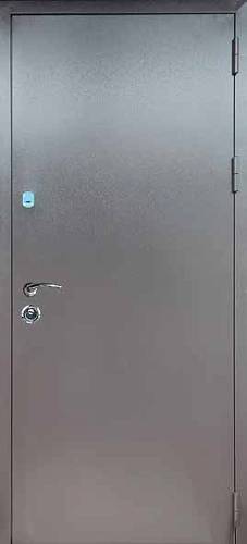 Двери Входные Магда тип 9.2 модель метал Ral 8019/MG 100 Дуб бронзовый (улица) 850ліва