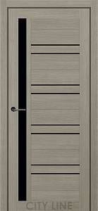 MILFORD City Line Express (600 х 2000, Дуб Дорато, Чорне скло)