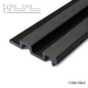 Панель стеновая полимерная Клевер  11920- 708 (119*21*2900мм) (12шт/уп)