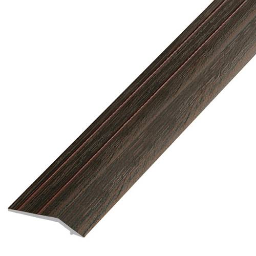 П-1(226)-18 Порог Омис (28,5*5мм) разноуровневый косой венге (1800мм)