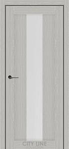 Дверне полотно MORRISON City Line (900 х 2000, Парма Грей, Сатин білий)