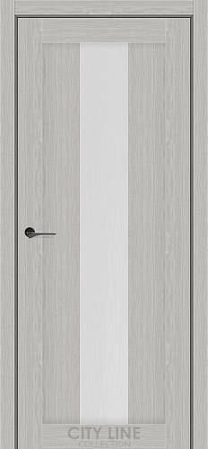 Дверне полотно MORRISON City Line (900 х 2000, Парма Грей, Сатин білий)