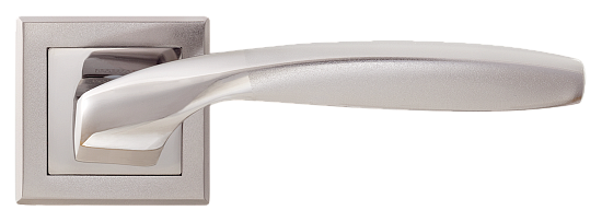 Ручка дверная MVM Z-1325 BN/SBN черный никель/матовый черн. никель